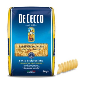 Fusilli Giganti nº234 500Gr De Cecco.