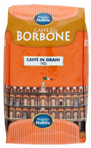 BORBONE NOBILE CAFFE' IN GRANI 1 KG