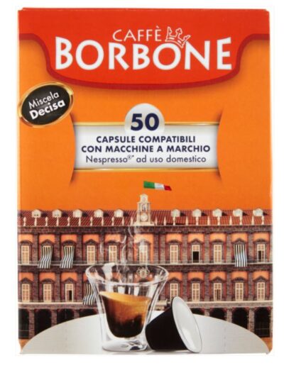 BORBONE DECISA NESPRESSO CAPSULE X 50