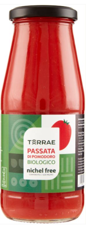 TERRAE PASSATA DI POMODORO BIO NICHEL FREE 420 GR